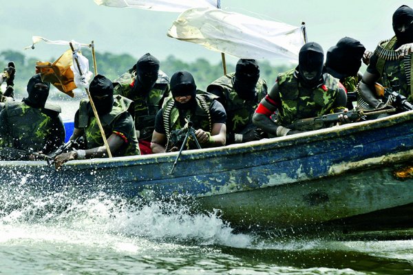 Militants on the Niger Delta are another aspect of daily life captured by George Osodi in Delta Nigeria - The Rape of Paradise. Photo: George Osodi
